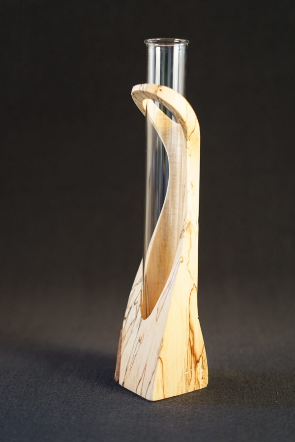 Holz Vase aus Birke geschnitten - Grimm Design